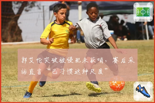 郭艾伦突破被侵犯未获哨，赛后采访直言“已习惯这种尺度”